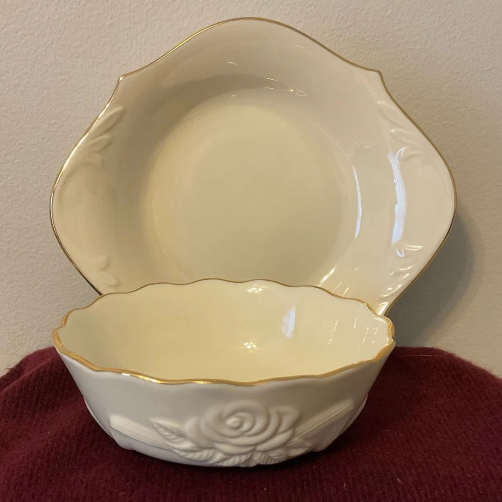 Vintage Classic Lenox Serving Bowls - Set of Two